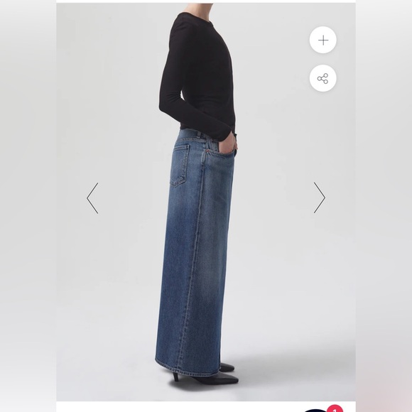 Agolde Leif skirt in Swing wash - Picture 2 of 5